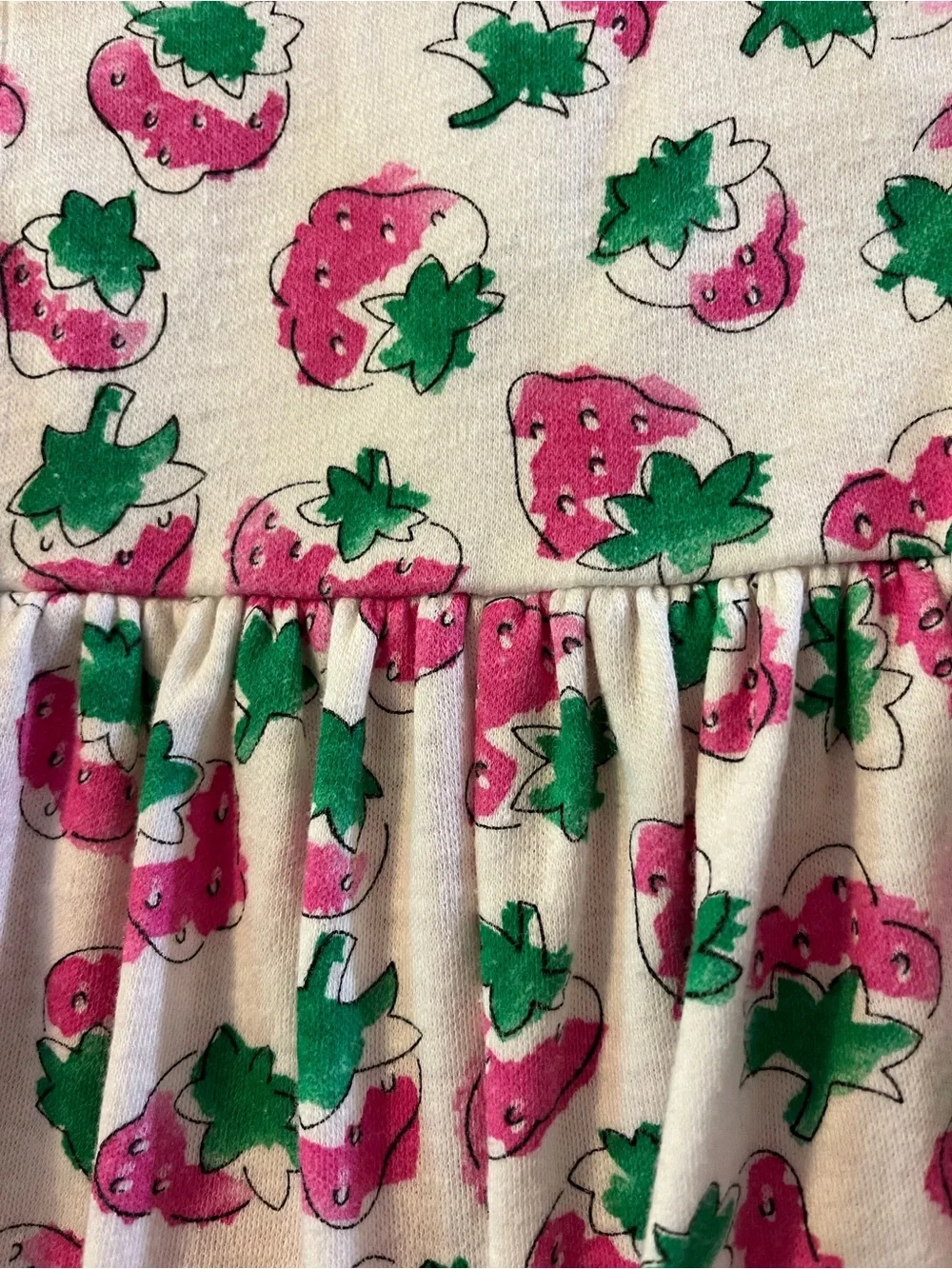 Vintage OshKosh B'gosh Strawberry Bubble Romper & Polo Shirt Set